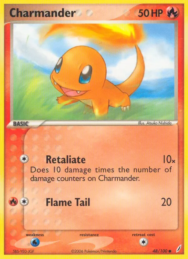 Salamèche — EX Crystal Guardians — Pokemon