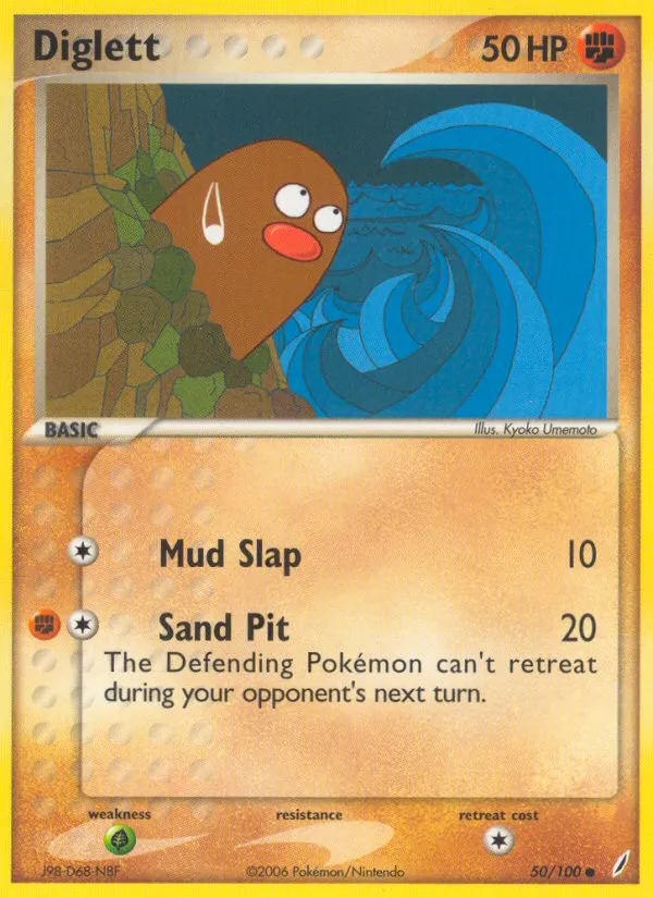 Diglett — EX Crystal Guardians — Pokemon