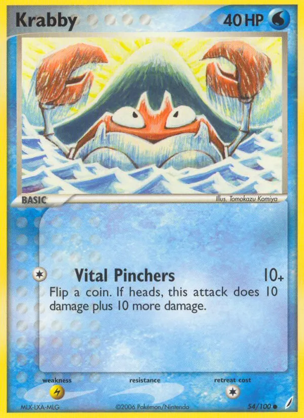 Krabby — EX Crystal Guardians — Pokémon