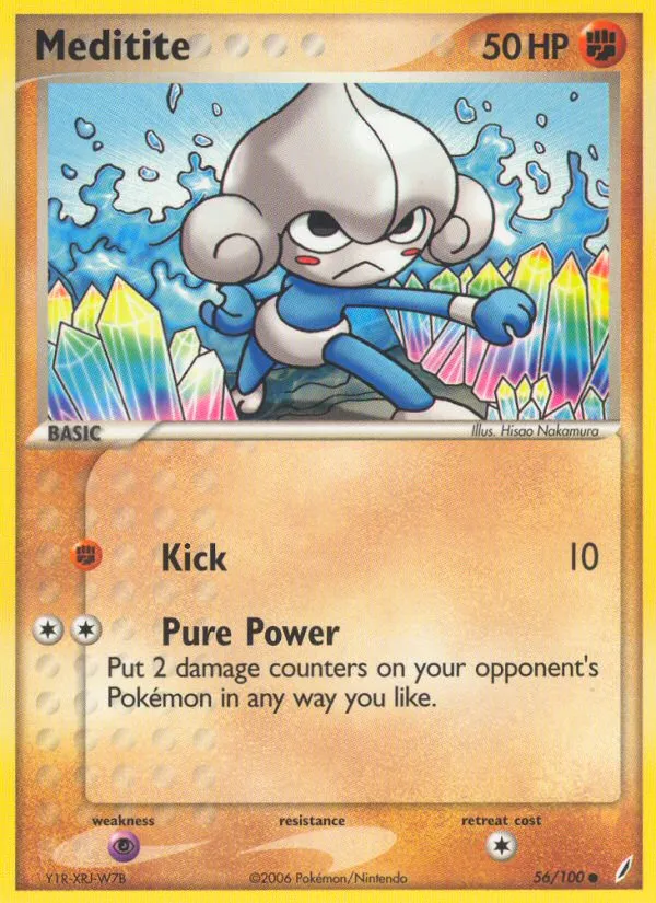 Meditikka — EX Crystal Guardians — Pokémon