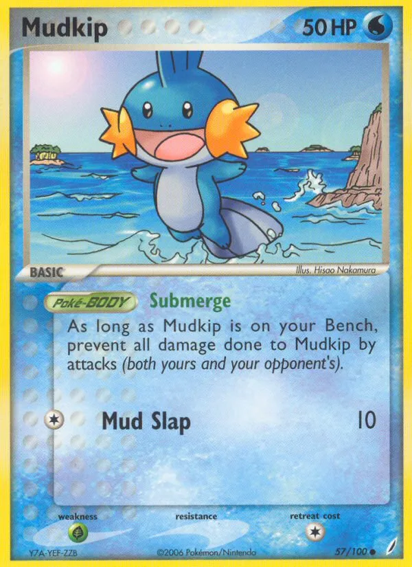 Mudkip — EX Crystal Guardians — Pokémon