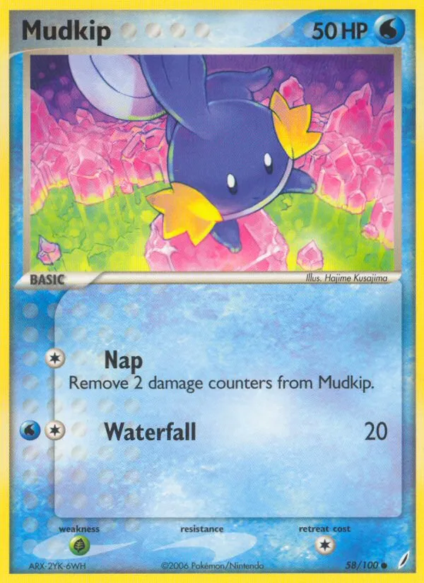 Mudkip — EX Crystal Guardians — Pokemon