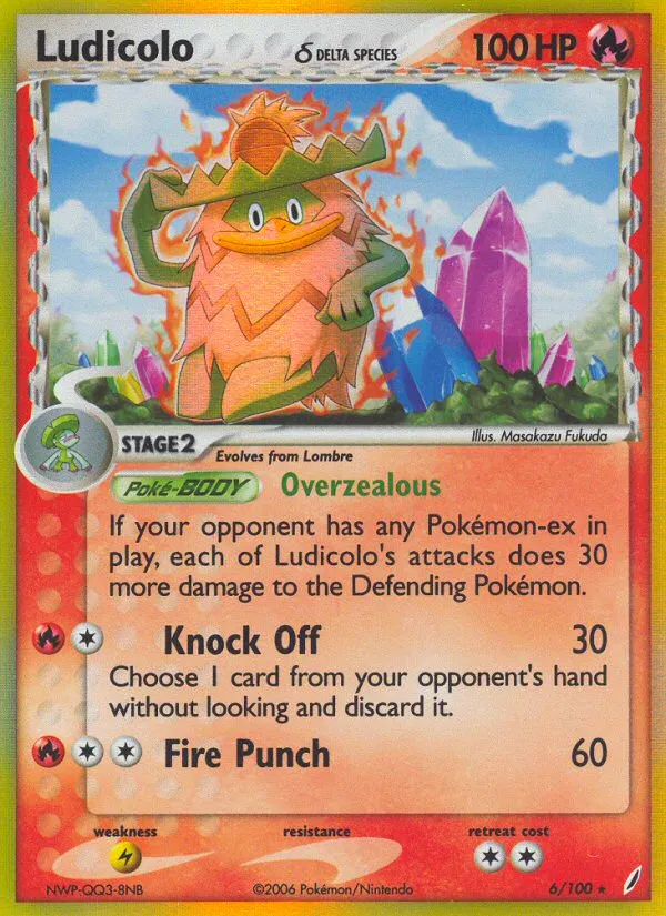 Ludicolo — EX Crystal Guardians — Pokémon
