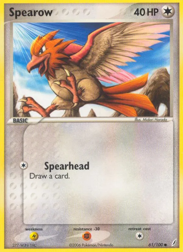 Spearow — EX Crystal Guardians — Pokémon