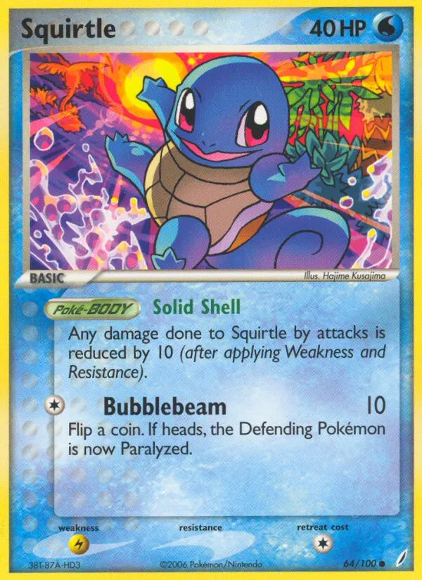 Squirtle — EX Crystal Guardians — Pokémon