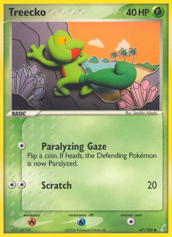 Treecko — EX Crystal Guardians — Pokémon