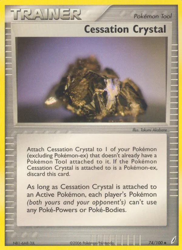 Cessation Crystal — EX Crystal Guardians — Pokémon