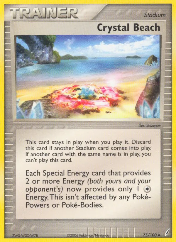 Crystal Beach — EX Crystal Guardians — Pokemon
