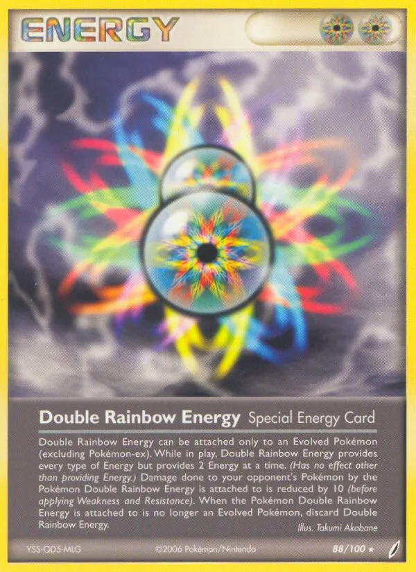 Double Rainbow Energy — EX Crystal Guardians — Pokémon