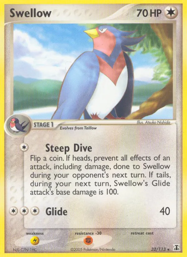 Swellow — EX Delta Species — Pokemon