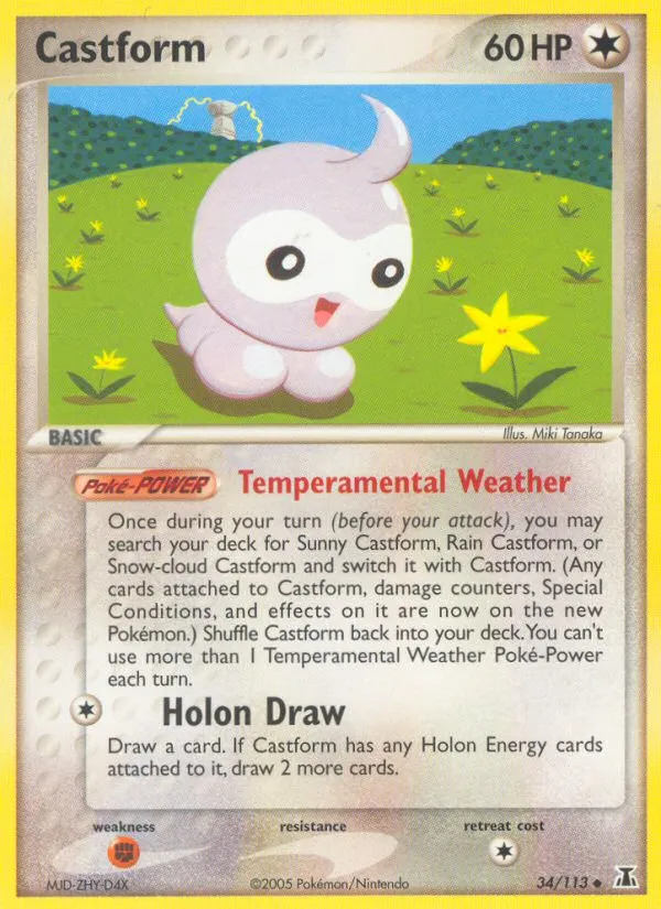 Castform — EX Delta Species — Pokemon