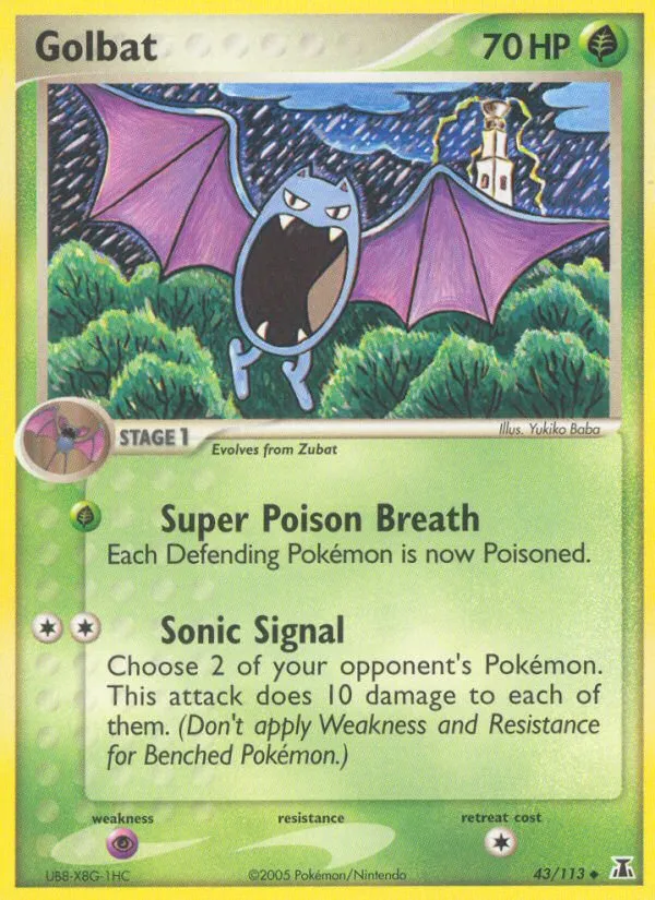 Golbat — EX Delta Species — Pokémon