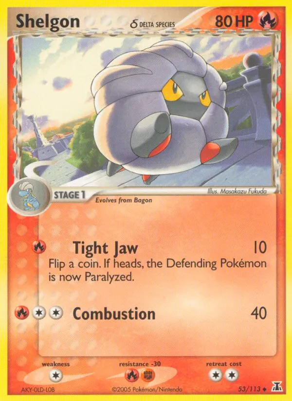 Shelgon — EX Delta Species — Pokemon