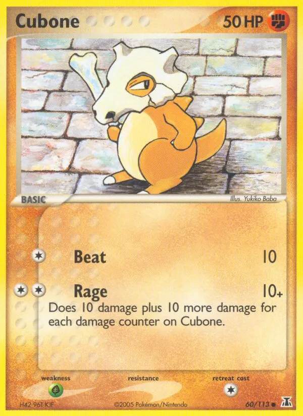 Cubone — EX Delta Species — Pokemon