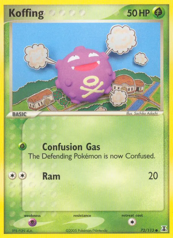 Koffing — EX Delta Species — Pokémon