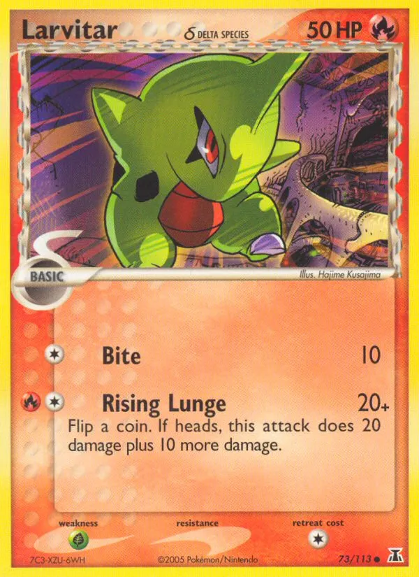Larvitar — EX Delta Species — Pokémon