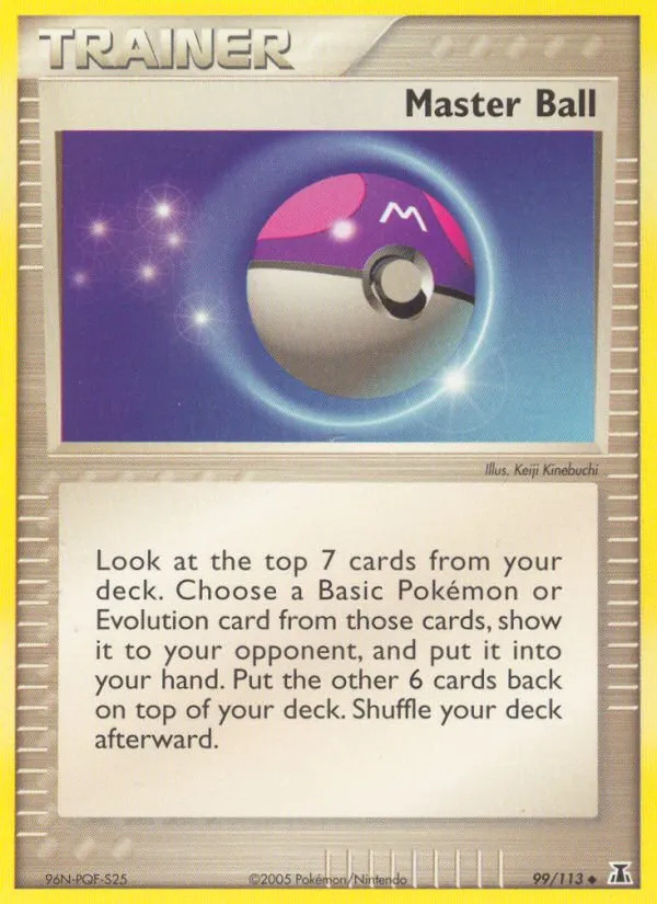 Master Ball — EX Delta Species — Pokémon