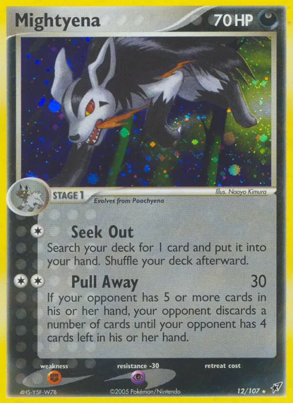 Mightyena — EX Deoxys — Pokémon