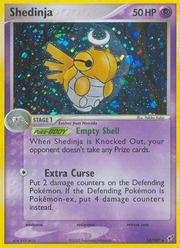 Shedinja — EX Deoxys — Pokémon