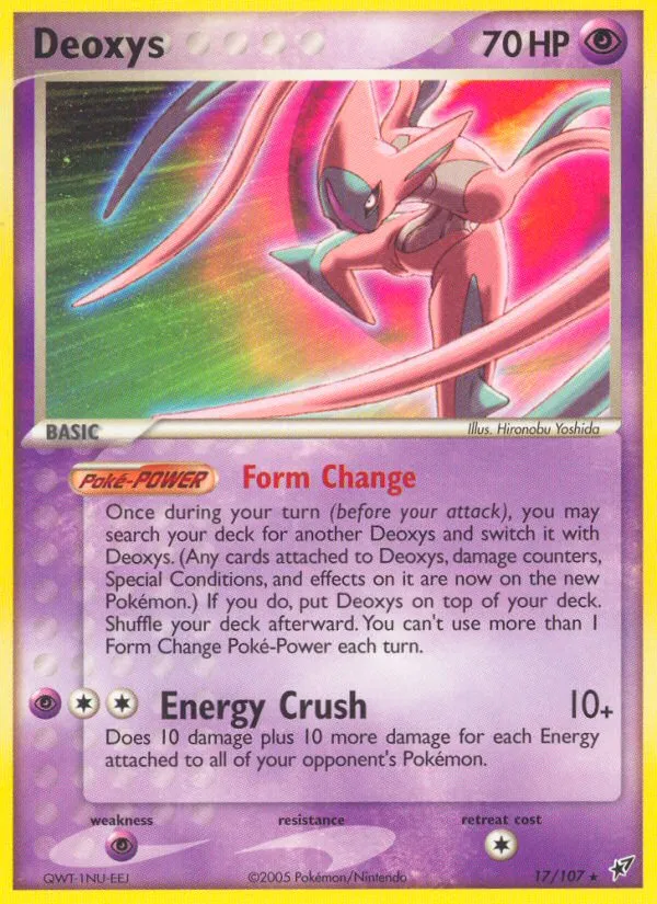 Deoxys — EX Deoxys — Pokémon