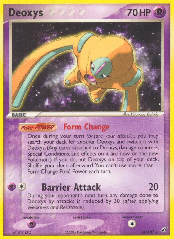 Deoxys — EX Deoxys — Pokemon