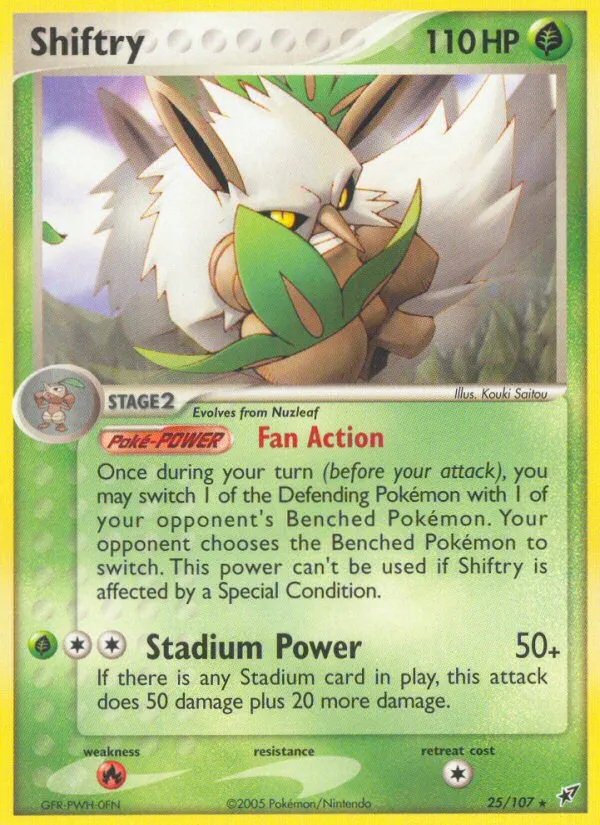 Shiftry — EX Deoxys — Pokémon