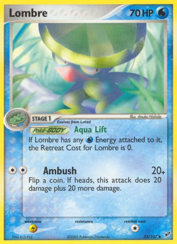 Lombre — EX Deoxys — Pokémon