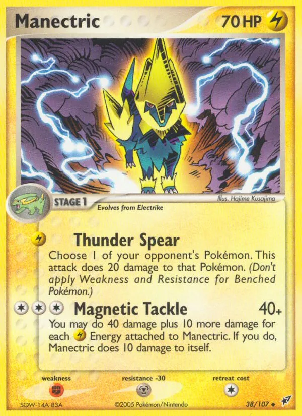 Manectric — EX Deoxys — Pokemon