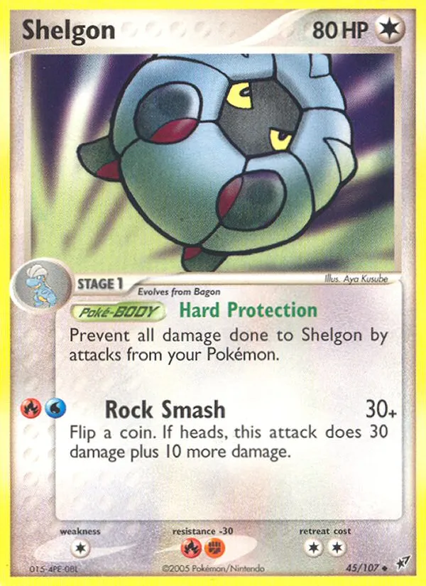 Shelgon — EX Deoxys — Pokémon