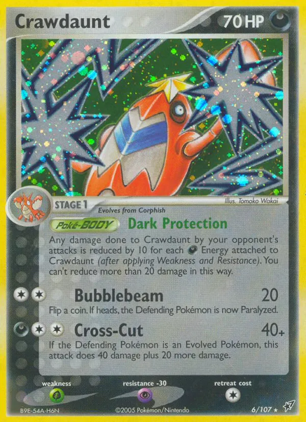 Crawdaunt — EX Deoxys — Pokémon