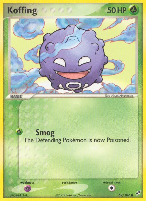 Koffing — EX Deoxys — Pokémon