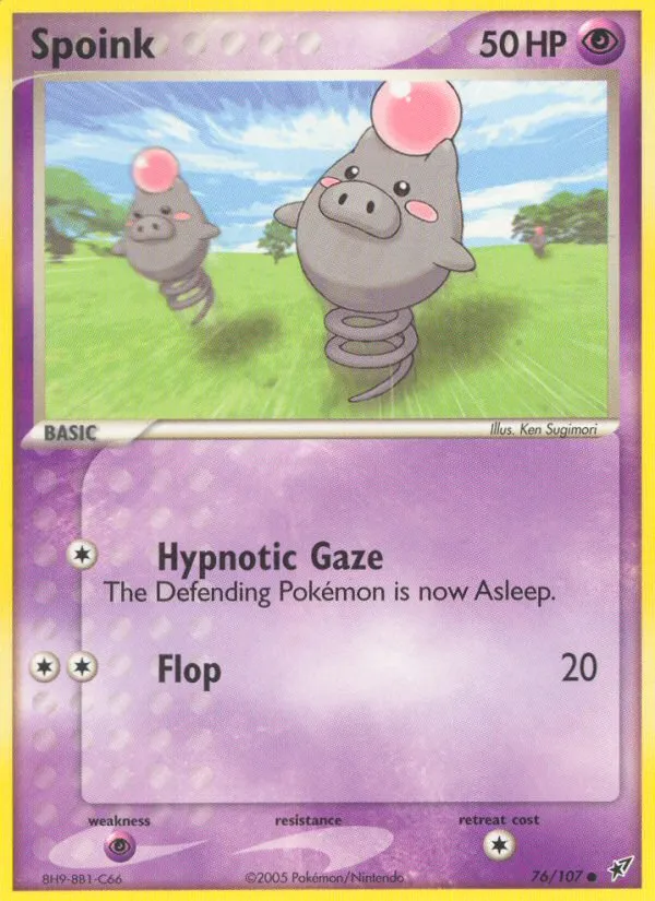 Spoink — EX Deoxys — Pokémon