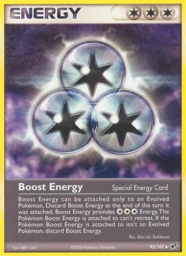 Boost Energy — EX Deoxys — Pokémon