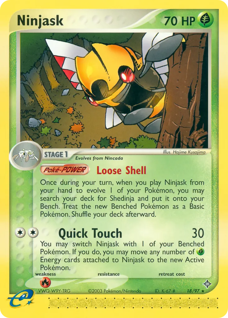 Ninjask — EX Dragon — Pokemon