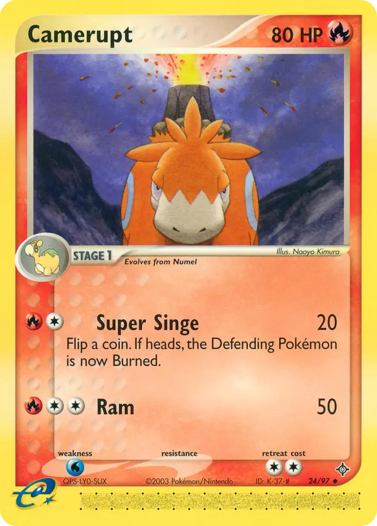 Camerupt — EX Dragon — Pokémon