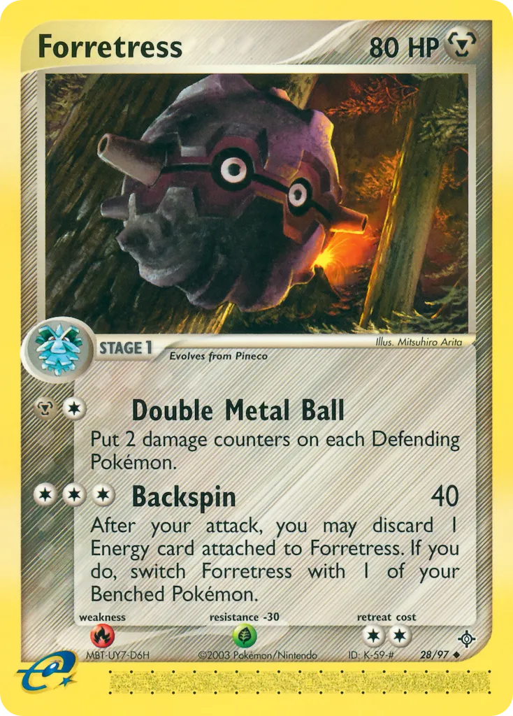 Forretress — EX Dragon — Pokemon