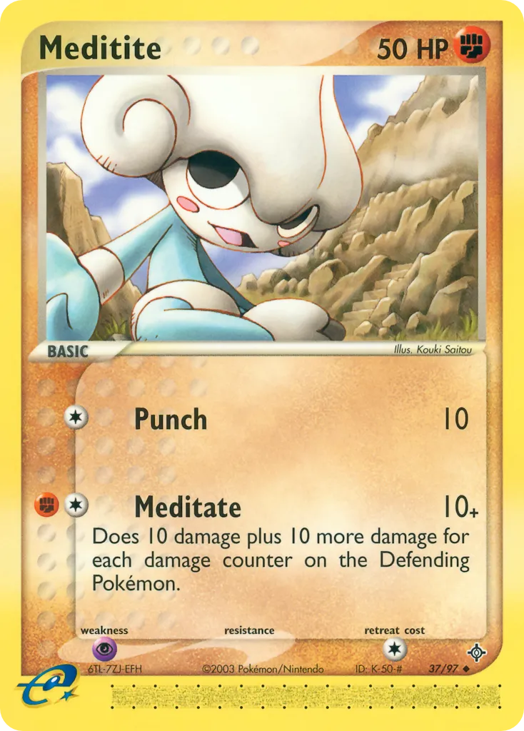 Meditite — EX Dragon — Pokemon