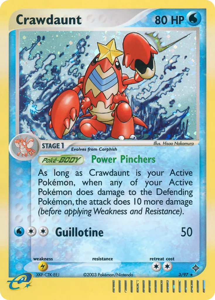 Crawdaunt — EX Dragon — Pokemon