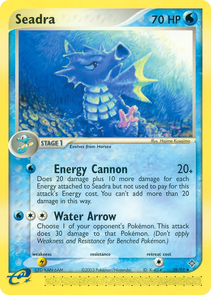Seadra — EX Dragon — Pokemon