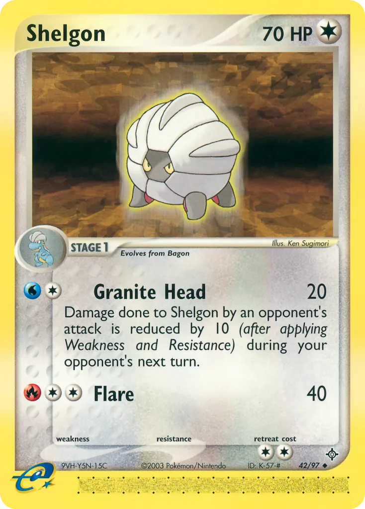 Shelgon — EX Dragon — Pokemon