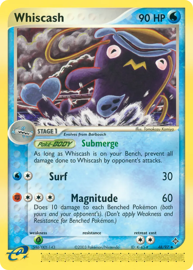 Whiscash — EX Dragon — Pokémon