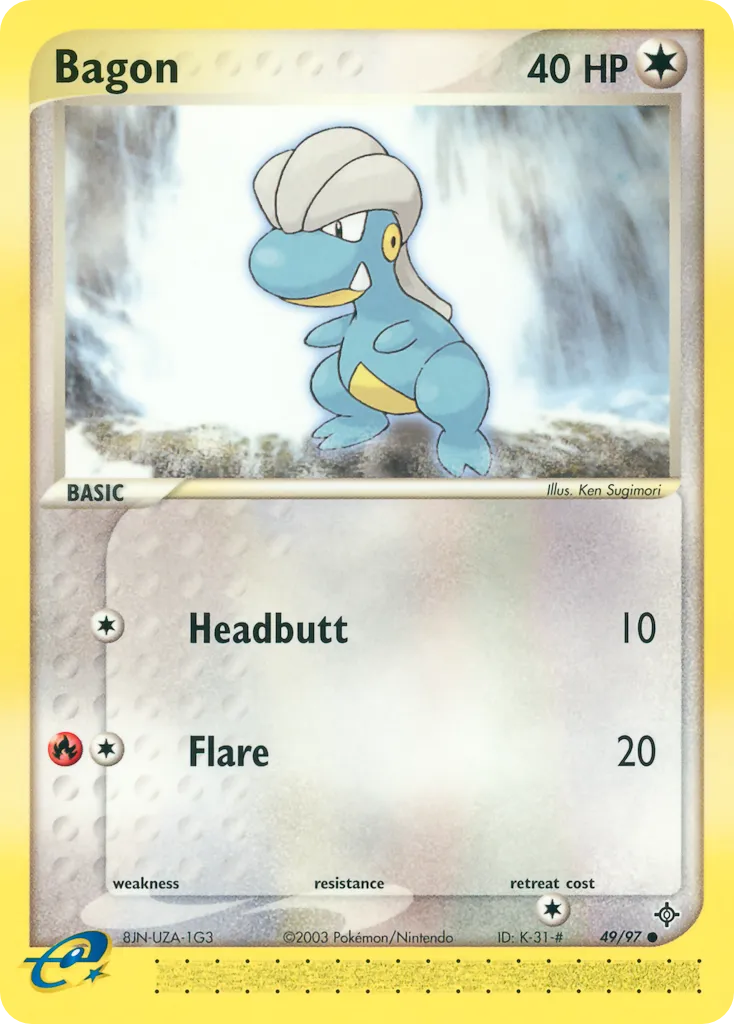 Bagon — EX Dragon — Pokemon