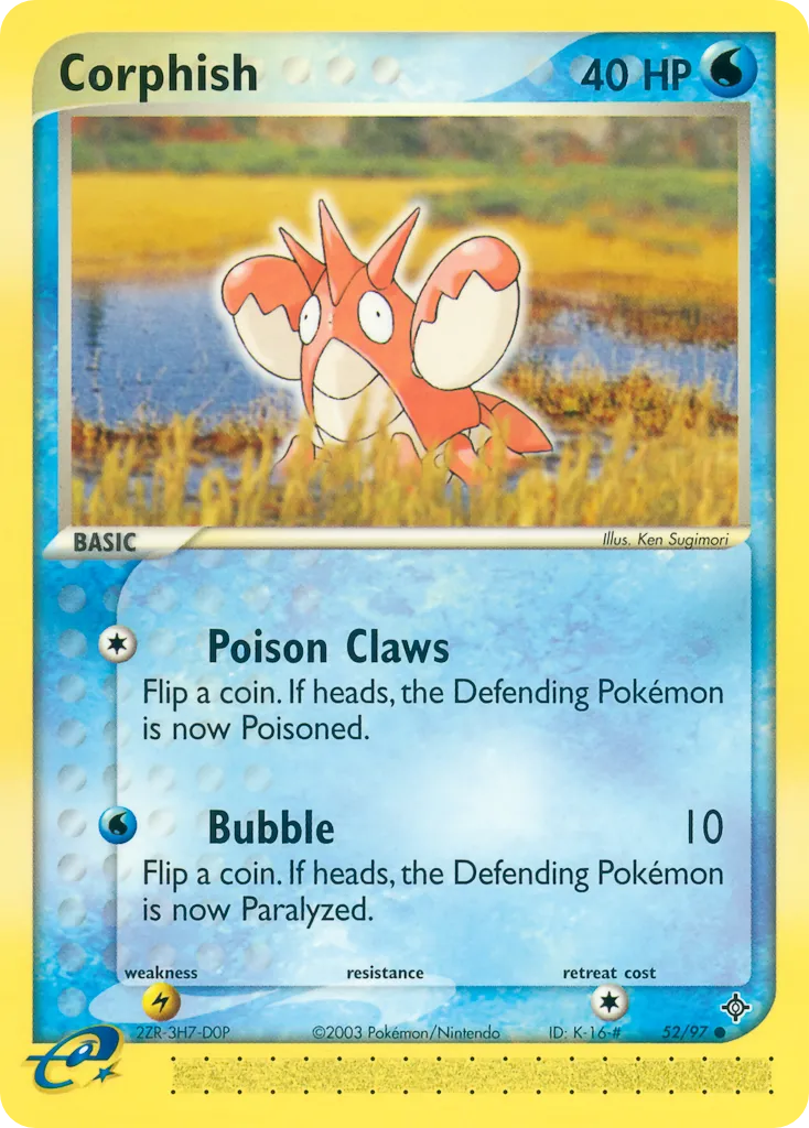 Corphish — EX Dragon — Pokemon