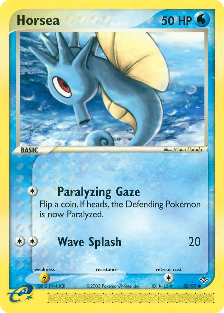 Horsea — EX Dragon — Pokemon