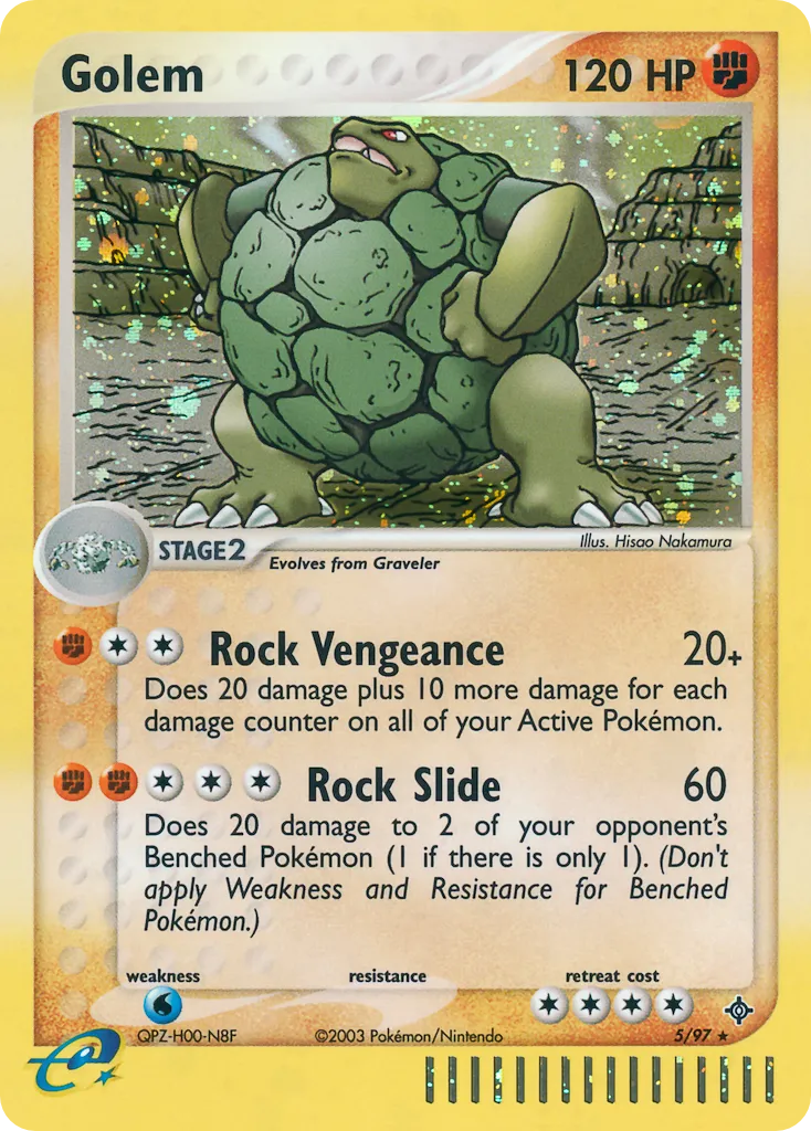 Golem — EX Dragon — Pokémon