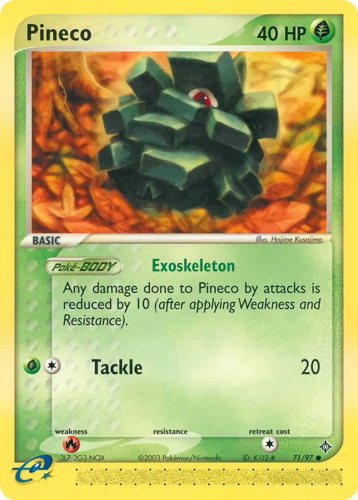 Pineco — EX Dragon — Pokémon