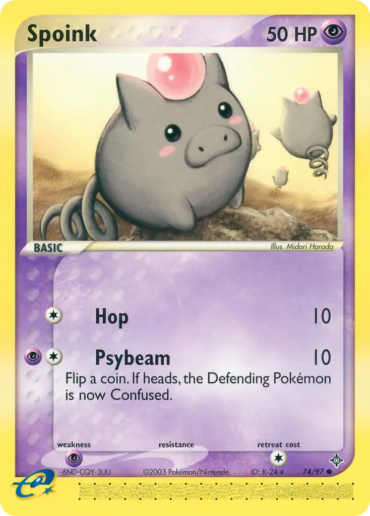 Spoink — EX Dragon — Pokemon