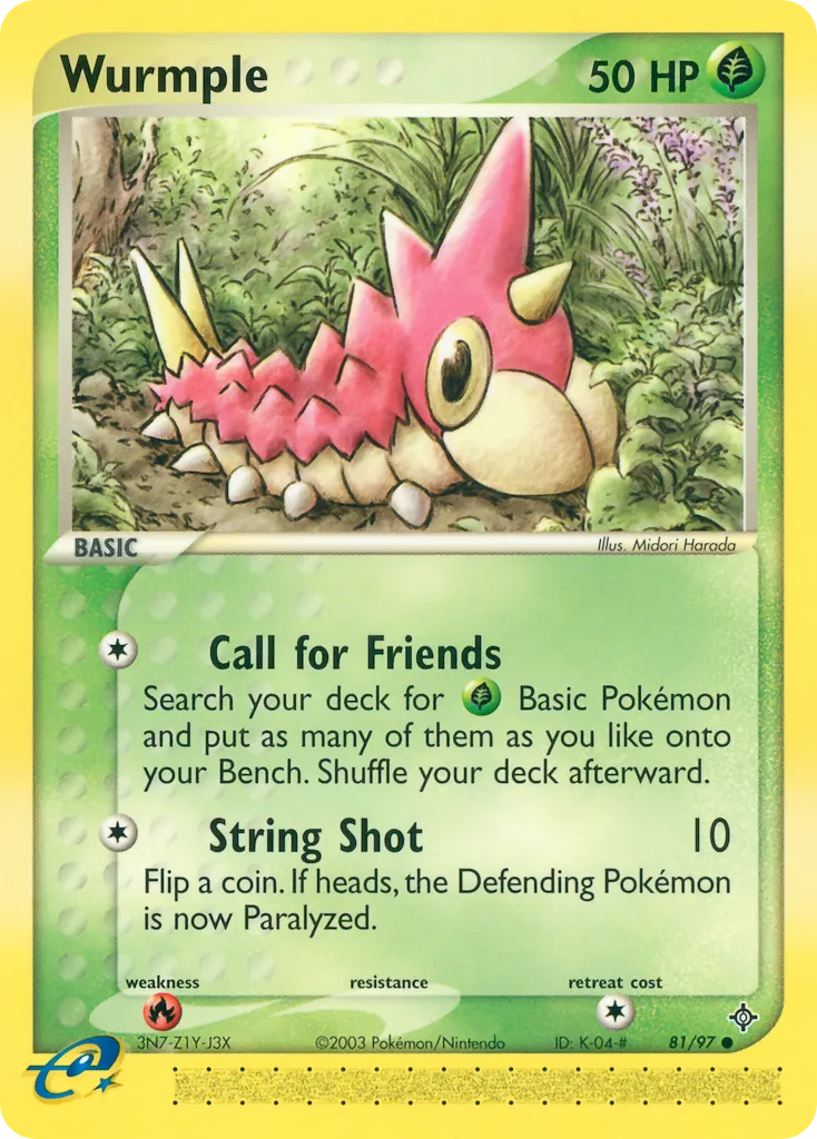 Wurmple — EX Dragon — Pokémon