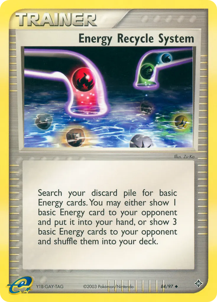Energy Recycle System — EX Dragon — Pokémon