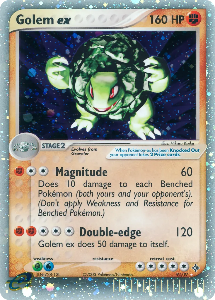 Golem ex — EX Dragon — Pokémon